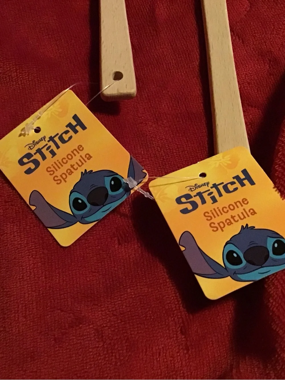 Set of two Stitch kitchen silicone spatulas